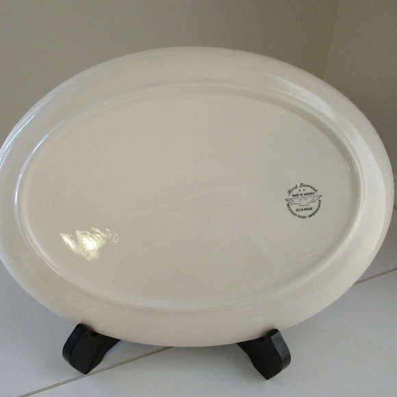 Marcrest Yellow Dogwood Oval Oven Proof Platter - Picture 3 of 8